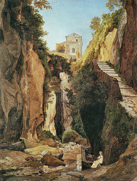 Heinrich Reinhold Ravine at Sorrento